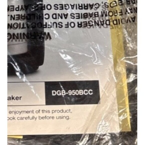 Cuisinart Fully Automatic Burr Grind & Brew Coffee Maker DGB-950BC - Picture 15 of 16